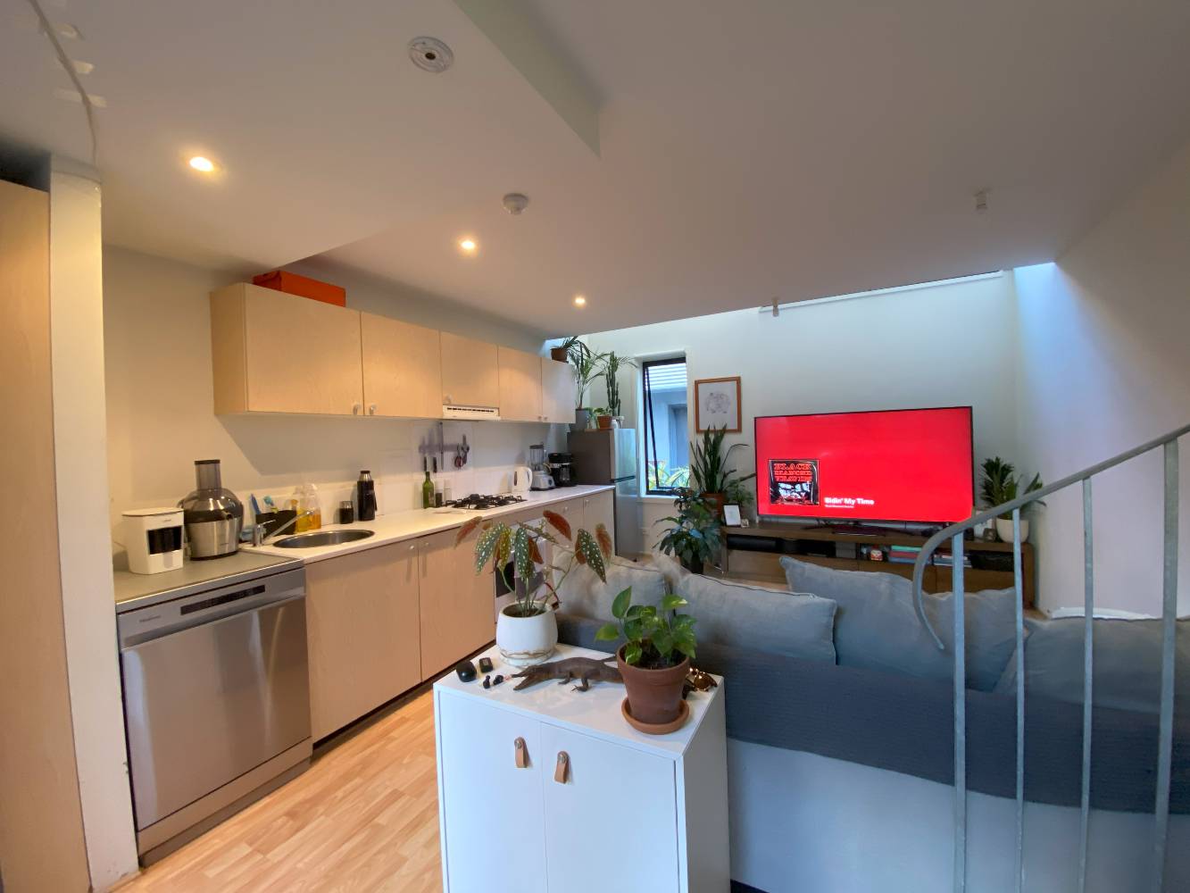 Living area/Kitchen