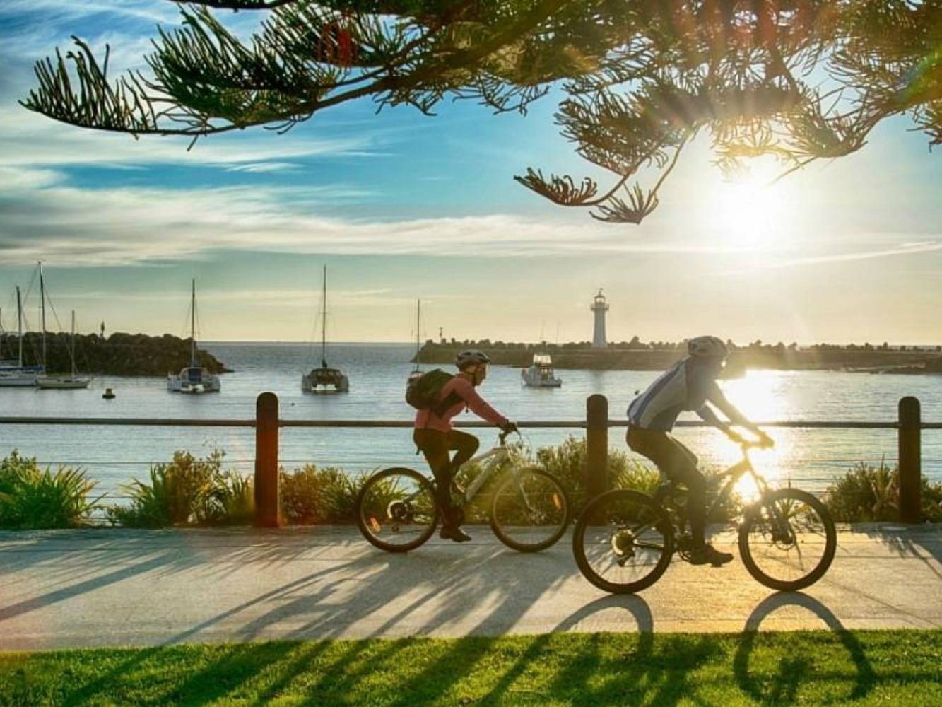 bike track to Wollongong harbour