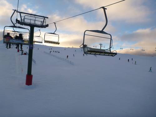Chairlifts operating 80m from front doorstep