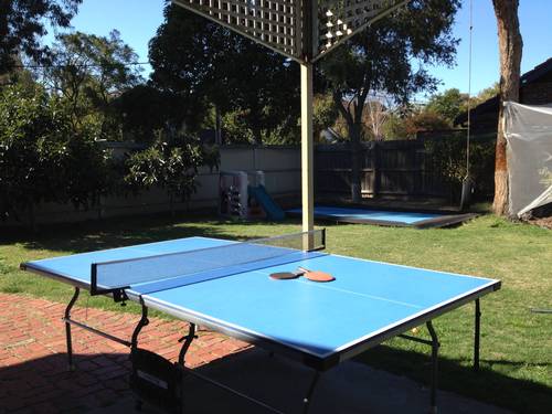 Table tennis table - Backyard, under carport