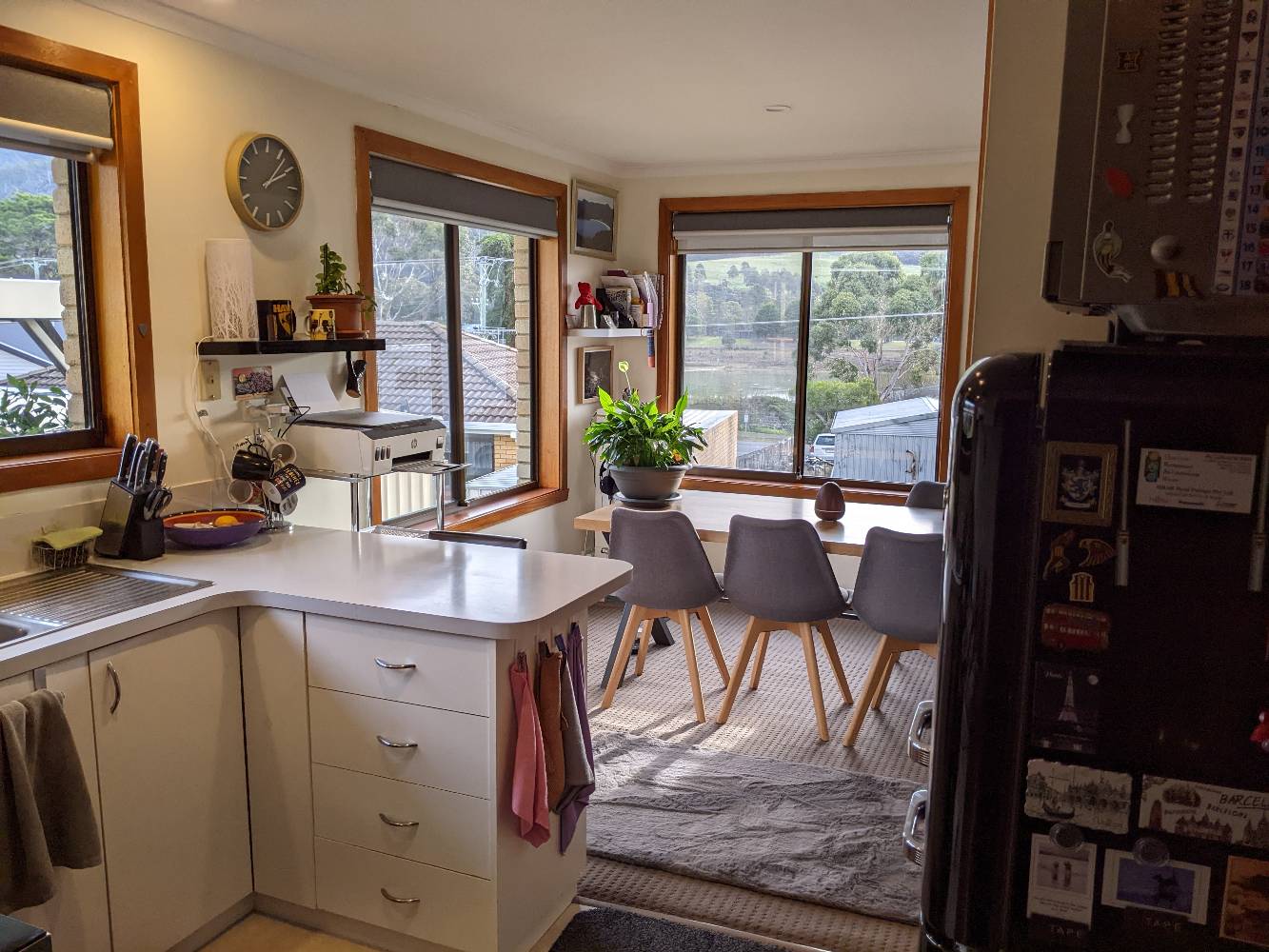 Kitchen and dining area