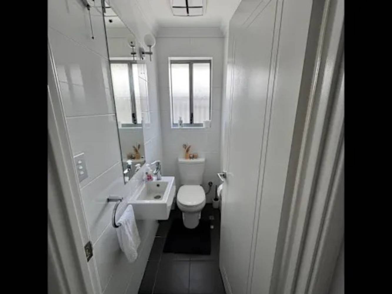 Guest powder room