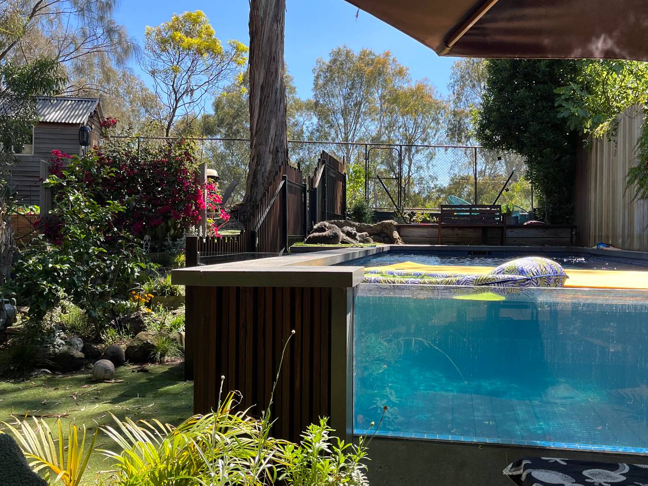 Pool and garden