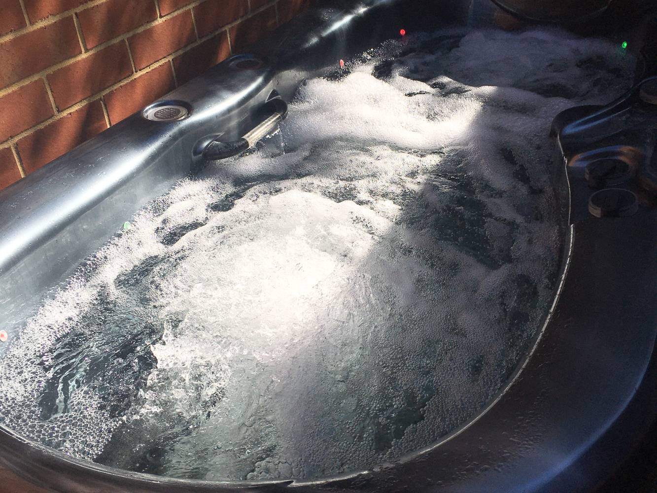 2-person outdoor spa