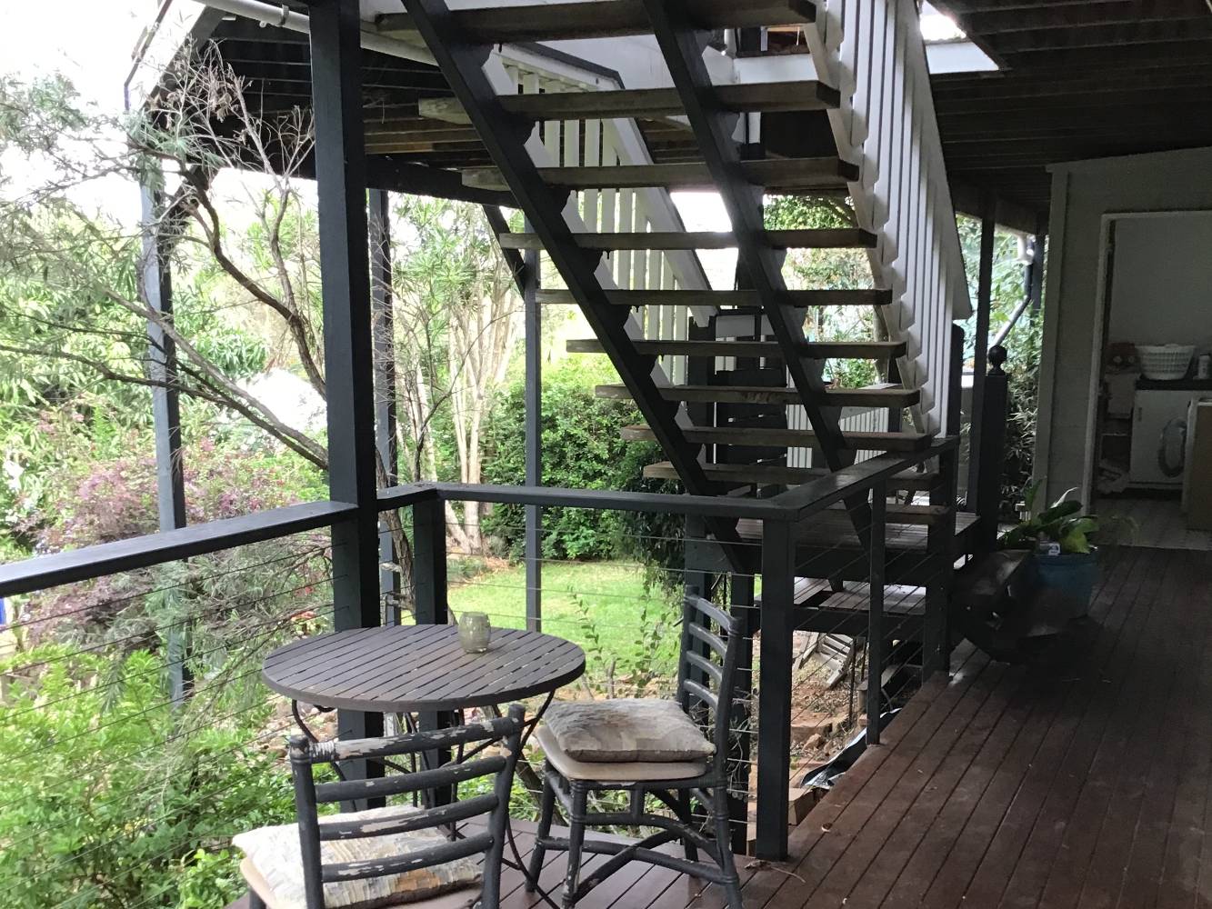 Outlook from the downstairs deck