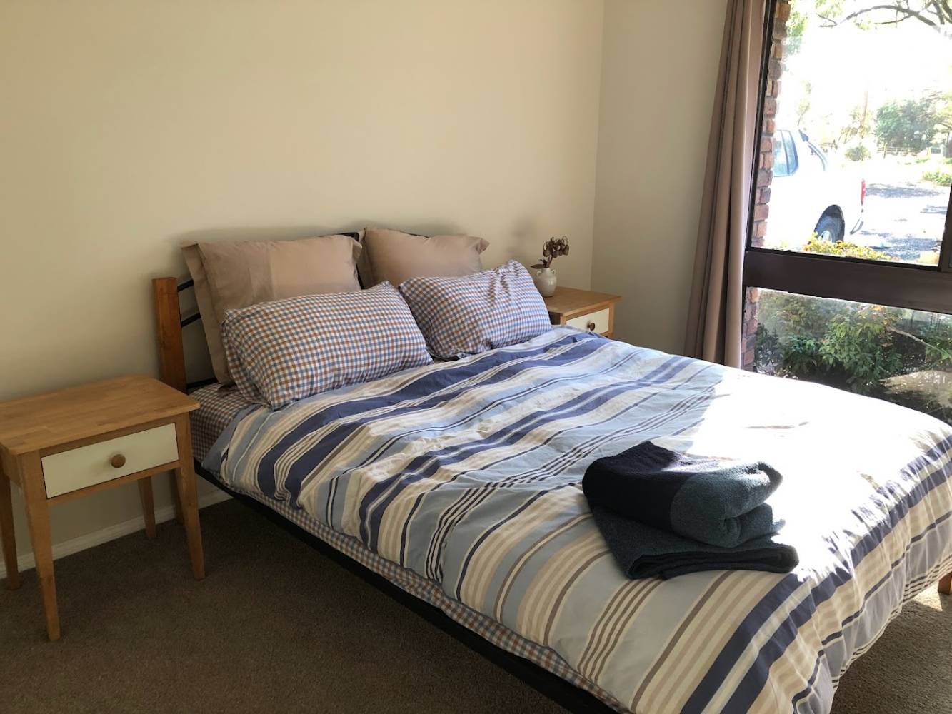 bedroom in the flat