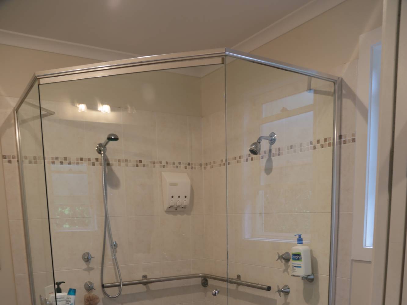 Luxurious shower with room for 2!