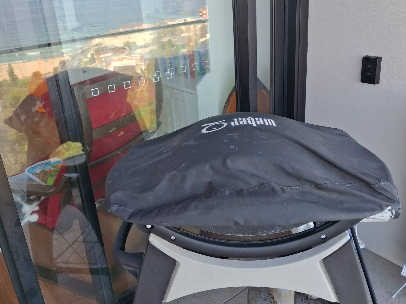 BBQ on balcony
