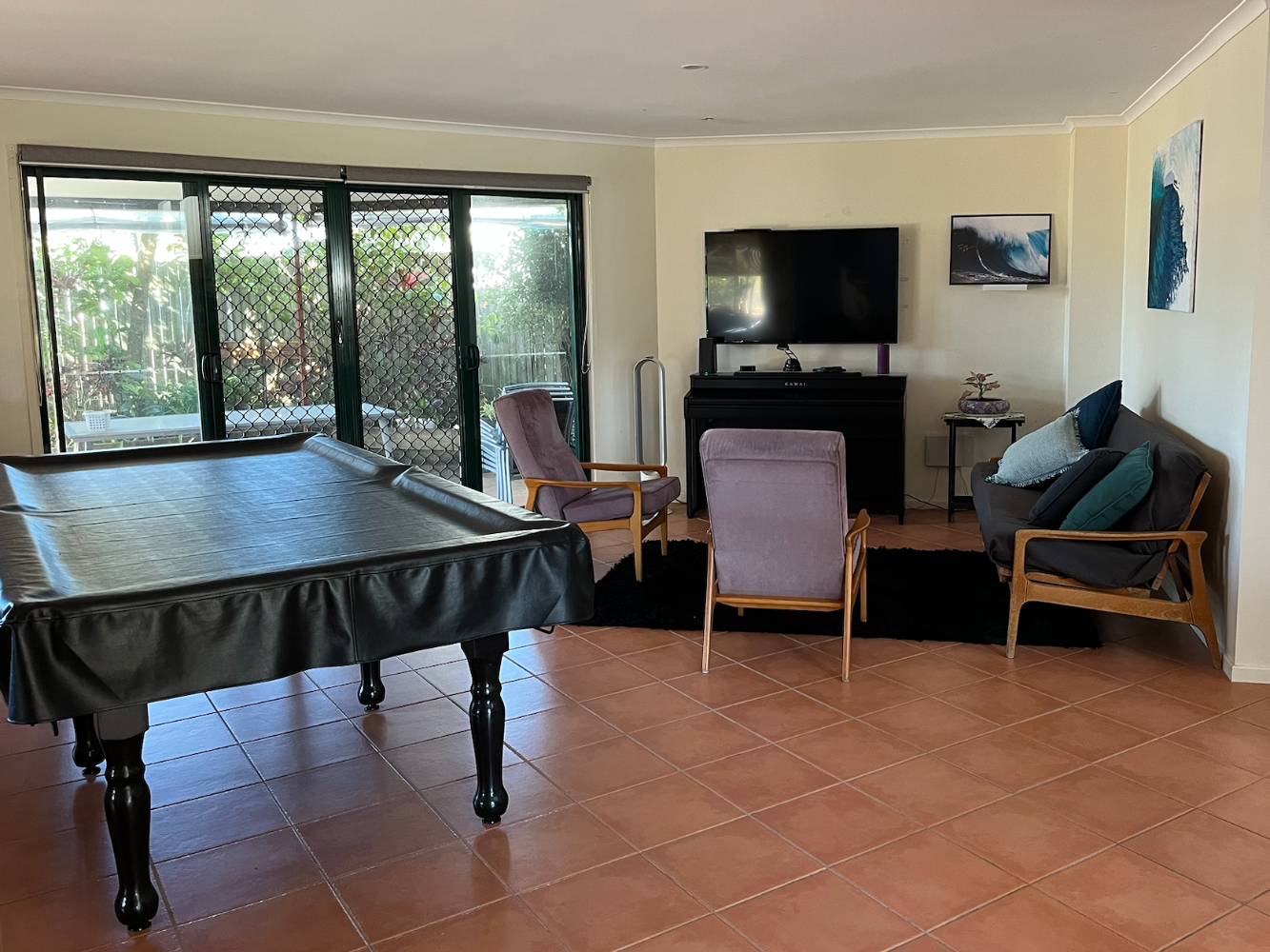 Entertainment area - downstairs